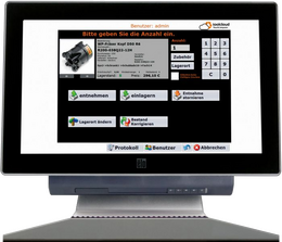 ToolShop-System auf Computerbildschirm